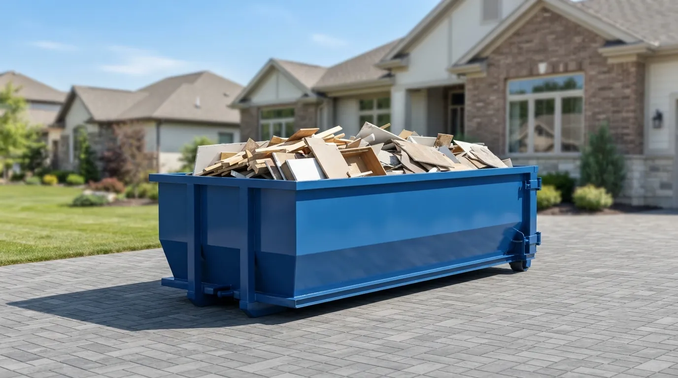 20 yard dumpster rental from our San Marcos fleet